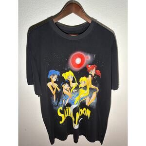 Sailor Moon Rare Anime Vintage Reprint Single Stitch T-shirt Brockum Tag XL